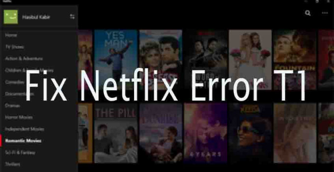 fix neflix T1 error