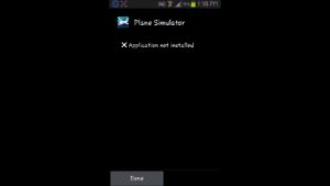 application not installed error