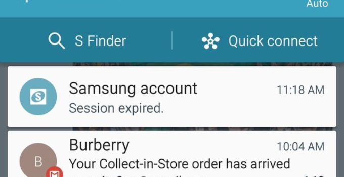 Fix Samsung Account Session Expired